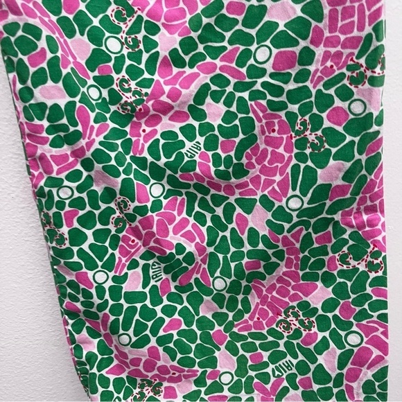 Lilly Pulitzer Vintage Capri Y2K Pants 100% Cotton Dolphin Print Cargo Size 4 - Picture 9 of 10